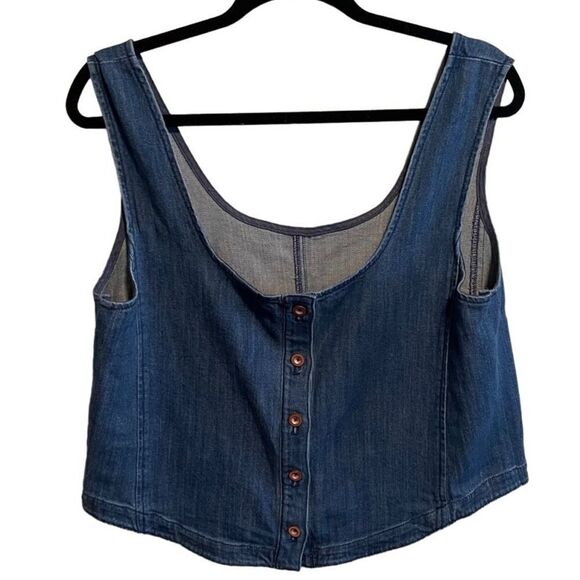 Pilcro- Women’s Denim Wide-Leg Pant Matching Set, Size 14 Altered - Picture 6 of 16